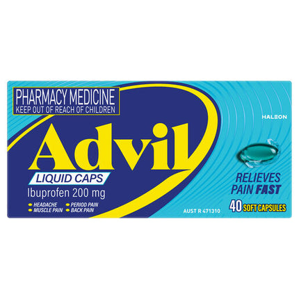 Advil Liquid 40 Capsules