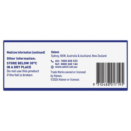 Advil Liquid 40 Capsules