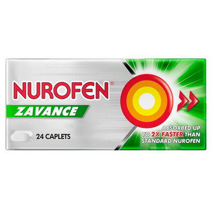 Nurofen Zavance 256mg Ibuprofen 24 Caplets