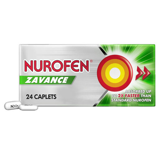 Nurofen Zavance 256mg Ibuprofen 24 Caplets