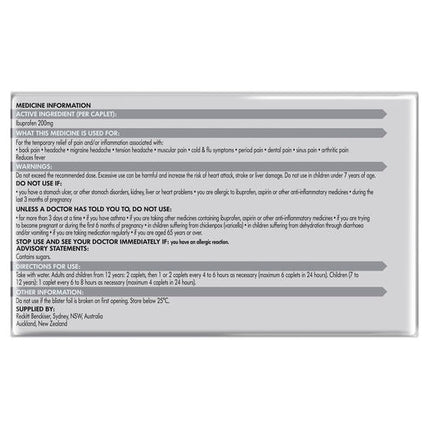 Nurofen 200mg Ibuprofen 96 Caplets
