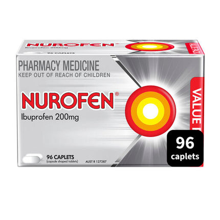 Nurofen 200mg Ibuprofen 96 Caplets
