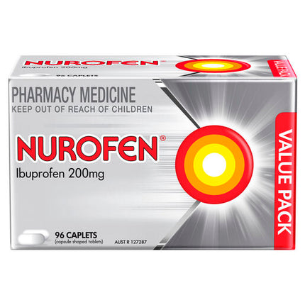 Nurofen 200mg Ibuprofen 96 Caplets