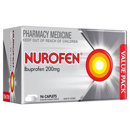 Nurofen 200mg Ibuprofen 96 Caplets