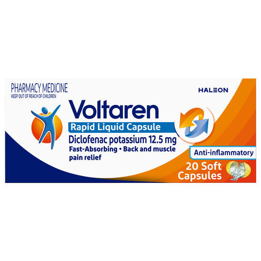 Voltaren Rapid 12.5mg 20 Liquid Capsules