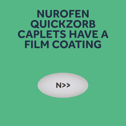 Nurofen Quickzorb Ibuprofen Lysine 342mg 48 Caplets
