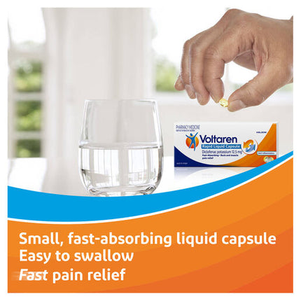 Voltaren Rapid 12.5mg 20 Liquid Capsules
