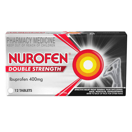 Nurofen Double Strength 400mg Ibuprofen 12 Tablets