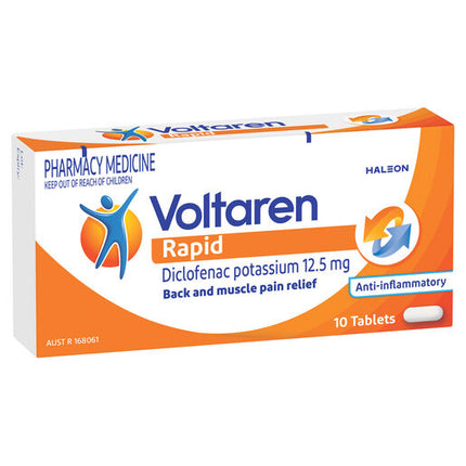 Voltaren Rapid 12.5mg 10 Tablets
