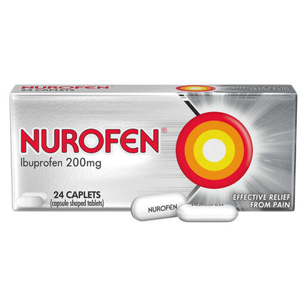 Nurofen 200mg Ibuprofen 24 Caplets
