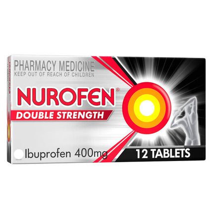Nurofen Double Strength 400mg Ibuprofen 12 Tablets