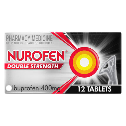 Nurofen Double Strength 400mg Ibuprofen 12 Tablets