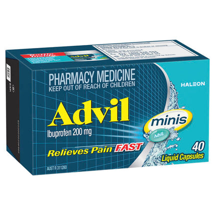 Advil Minis Liquid Capsules 40 Capsules