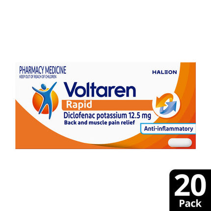 Voltaren Rapid 12.5mg 20 Tablets