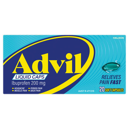 Advil Liquid 20 Capsules