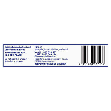 Advil Liquid 20 Capsules