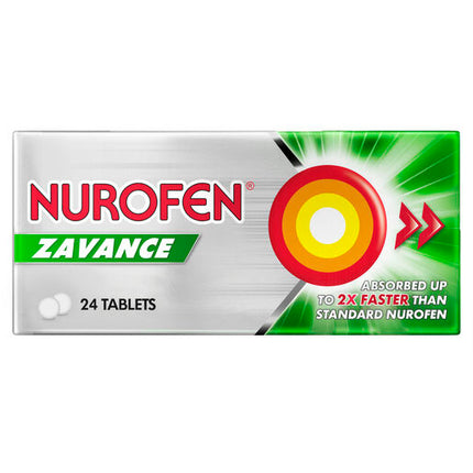 Nurofen Zavance 256mg Ibuprofen 24 Tablets