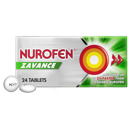 Nurofen Zavance 256mg Ibuprofen 24 Tablets