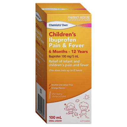 Chemists' Own Children's Ibuprofen Pain & Fever 100mL