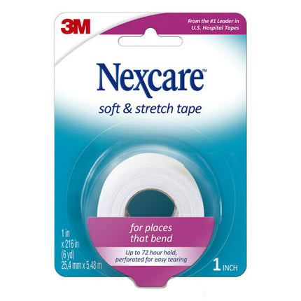 Nexcare Soft and Stretch Tape (25.4 mm x 5.48 m)