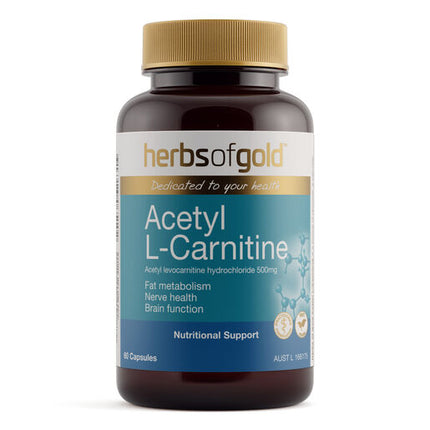 Herbs Of Gold L-Carnitine 60 Capsules