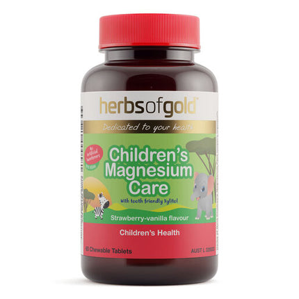 Herbs Of Gold Childrens Magnesium Care 60 Tablets