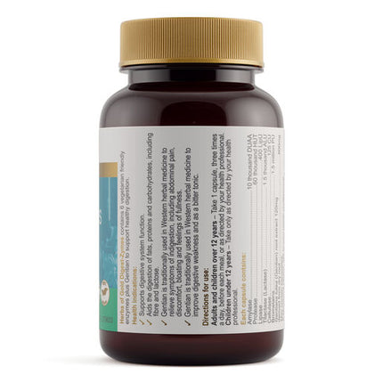 Herbs Of Gold Digest-Zymes 60 Vege Capsules