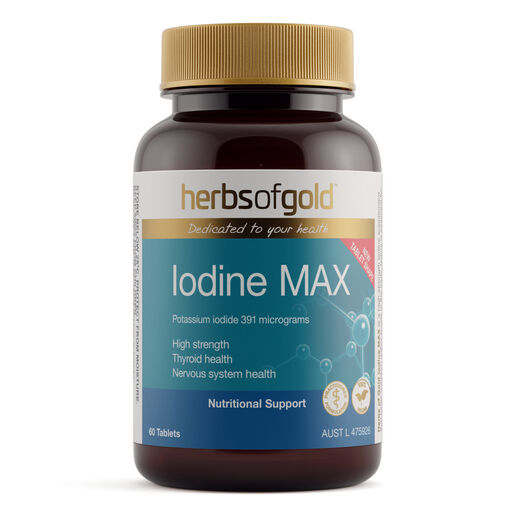 Herbs Of Gold Iodine Max 60 Tablets