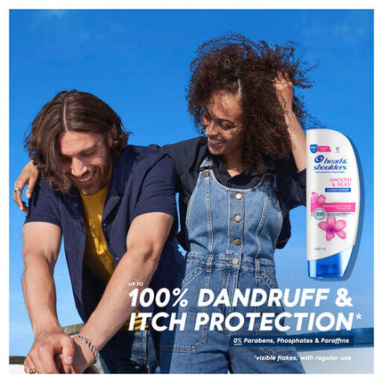 Head & Shoulders Smooth & Silky Anti-Dandruff Conditioner 400mL
