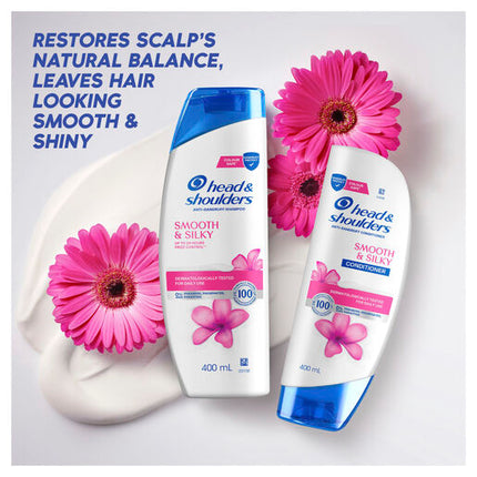 Head & Shoulders Smooth & Silky Anti-Dandruff Conditioner 400mL