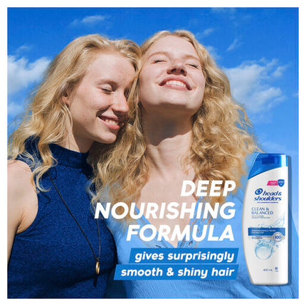 Head & Shoulders Clean & Balanced Anti-Dandruff Shampoo 400mL