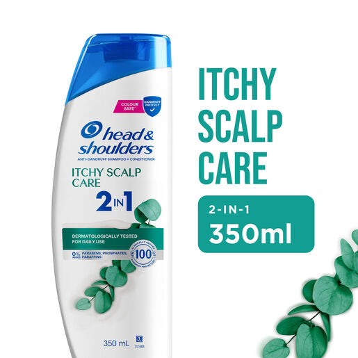 Head & Shoulders Itchy Scalp Care Anti Dandruff 2in1 Shampoo and Conditioner 350ml