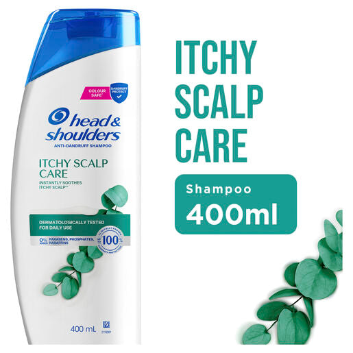 Head & Shoulders Itchy Scalp Care Anti Dandruff Shampoo with Eucalyptus Extract for Itchy Scalp 400 ml