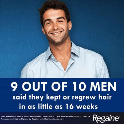 Regaine Men's Extra Strength Minoxidil Foam Hair Regrowth Treatment 4 x 60g