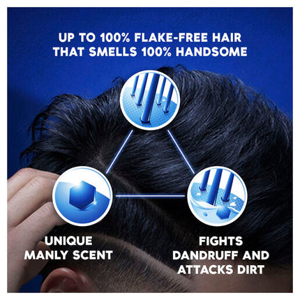 Head & Shoulders Ultramen 2in1 Shampoo Anti Dandruff Deep Clean 400 ml
