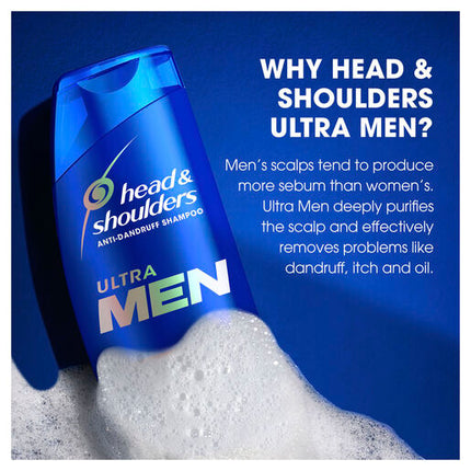 Head & Shoulders Ultramen 2in1 Shampoo Anti Dandruff Deep Clean 400 ml