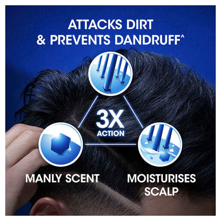 Head & Shoulders Ultra Men Sports Fresh: Mens 2in1 Anti Dandruff Shampoo and Conditioner 400ml