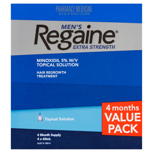 Regaine Mens Extra Strength 4 For 3 240Ml