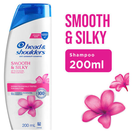 Head & Shoulders Smooth & Silky Anti Dandruff Shampoo 200mL