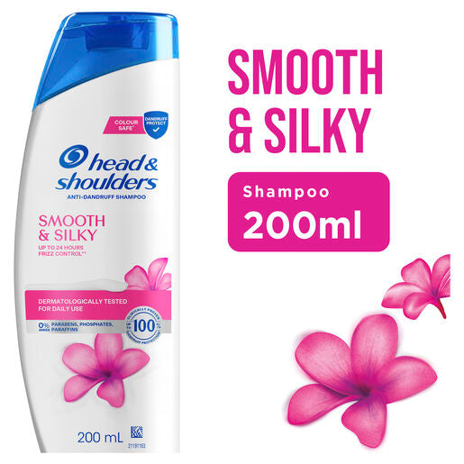 Head & Shoulders Smooth & Silky Anti Dandruff Shampoo 200mL