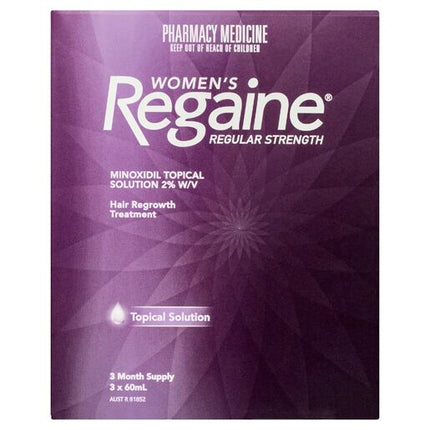 Regaine Womens Regular Strength 3 Months 180Ml