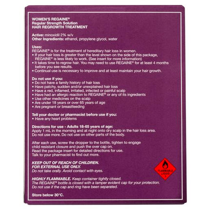 Regaine Womens Regular Strength 3 Months 180Ml