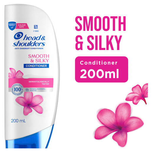 Head & Shoulders Smooth & Silky Anti-Dandruff Conditioner 200mL