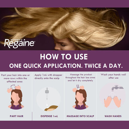 Regaine Womens Regular Strength 3 Months 180Ml