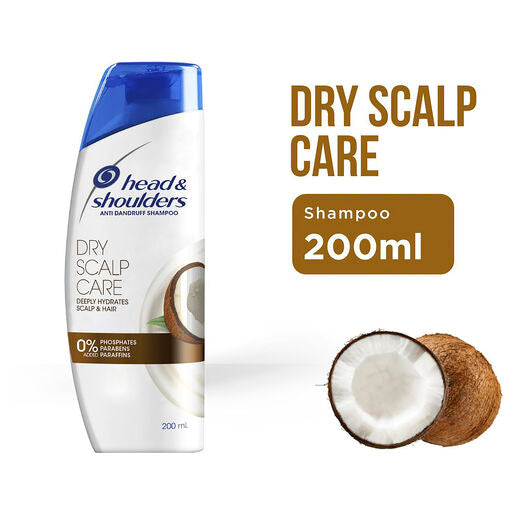 Head & Shoulders Dry Scalp Care Anti Dandruff Shampoo with Coconut Oil for Dry Scalp 200 ml