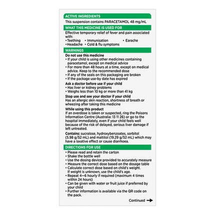 Panadol Children 5-12 Years Strawberry Flavour 200 mL