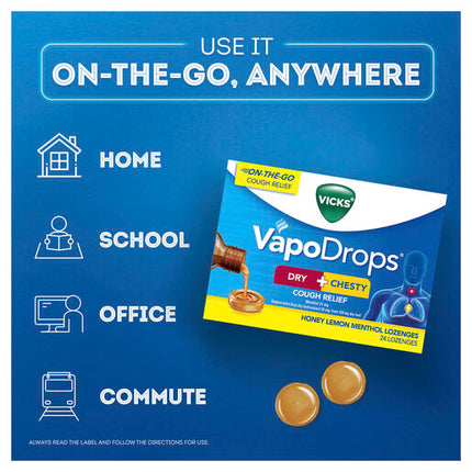 Vicks 2-In-1 Dry + Chesty Cough Syrup 200ml