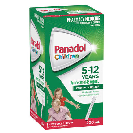 Panadol Children 5-12 Years Strawberry Flavour 200 mL