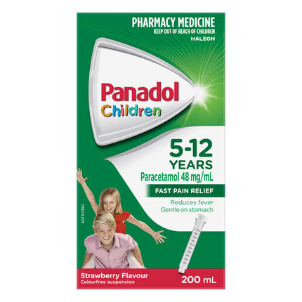 Panadol Children 5-12 Years Strawberry Flavour 200 mL