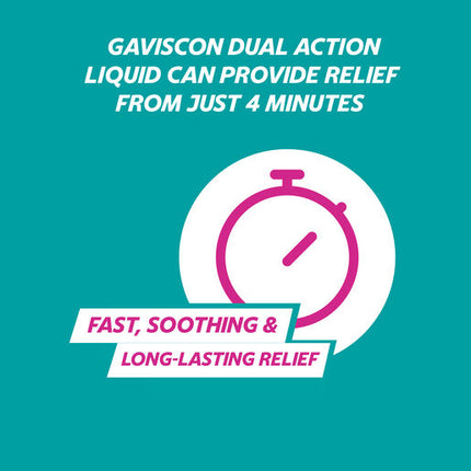 Gaviscon Dual Action Heartburn & Indigestion Relief Peppermint 600ml